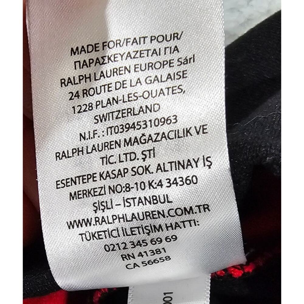 Lauren Ralph Lauren Side-Stripe Ponte Leggings, Black/Red, Black Label, Sz S - Picture 10 of 10